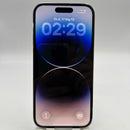 iPhone 14 Pro 256GB အနက်ရောင် 98% ဘက်ထရီ 87% စက်ပစ္စည်းသည် ကွန်ရက်အခကြေးငွေအားလုံးကို ပေးဆောင်ပြီး Apple International (မျက်နှာပြင်ကြီး ခြစ်ရာများ) - HH4418 