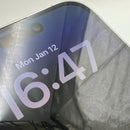 iPhone 14 Pro 256GB အနက်ရောင် 98% ဘက်ထရီ 87% စက်ပစ္စည်းသည် ကွန်ရက်အခကြေးငွေအားလုံးကို ပေးဆောင်ပြီး Apple International (မျက်နှာပြင်ကြီး ခြစ်ရာများ) - HH4418 