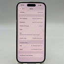 iPhone 14 Pro 128GB ငွေရောင် 98% ဘက္ထရီ 85% International SB (SB မှ SIM မရှိပါ - အစားထိုး ဘက်ထရီ - အစွန်းတွင် ခြစ်ရာများ၊ 0.5x/3x အစက်များ) - HH3747 