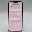 iPhone 14 Pro 128GB ငွေရောင် 98% ဘက္ထရီ 85% International SB (SB မှ SIM မရှိပါ - အစားထိုး ဘက်ထရီ - အစွန်းတွင် ခြစ်ရာများ၊ 0.5x/3x အစက်များ) - HH3747 