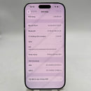 iPhone 16 Pro 256GB အဖြူရောင် 98% ဘက်ထရီ 91% International Apple - HH3355 