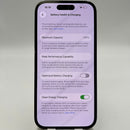 iPhone 14 Pro 128GB ခရမ်းရောင် 98% ဘက္ထရီ 100% စက်ပစ္စည်းသည် ကွန်ရက်အခကြေးငွေအားလုံးကို ပေးချေပြီး Apple International (အစားထိုး ဘက်ထရီ၊ 3x အစက်များ) ကဲ့သို့ အသုံးပြုထားသည် - HH5411 