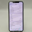 iPhone XS Max 256GB အဖြူရောင် 98% ဘက္ထရီ 100% စက်ပစ္စည်းသည် ကွန်ရက်အခကြေးငွေအားလုံးကို ပေးဆောင်ထားပြီး Apple International (အစားထိုး ဘက်ထရီ၊ 1 ကွက်၊ အစွန်းများပေါ်တွင် ခြစ်ရာများစွာ) - HH9059 