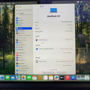 Macbook Air 2022 13.6လက်မ မီးခိုးရောင် M2/ RAM 8GB/ SSD 256GB ဘက်ထရီ 94% BPTA 115 ကြိမ် အားသွင်း 