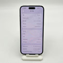 iPhone 14 Pro Max 128GB ခရမ်းရောင် 98% ဘက်ထရီ 85% Apple International (ခြစ်ရာအစွန်းများ) - HH8952 