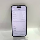 iPhone 14 Pro 256GB အနက်ရောင် 98% ဘက်ထရီ 87% စက်ပစ္စည်းသည် ကွန်ရက်အခကြေးငွေအားလုံးကို ပေးဆောင်ပြီး Apple International (မျက်နှာပြင်ကြီး ခြစ်ရာများ) - HH4418 