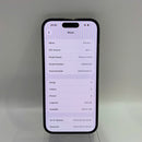 iPhone 14 Pro 256GB အနက်ရောင် 98% ဘက်ထရီ 87% စက်ပစ္စည်းသည် ကွန်ရက်အခကြေးငွေအားလုံးကို ပေးဆောင်ပြီး Apple International (မျက်နှာပြင်ကြီး ခြစ်ရာများ) - HH4418 