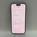 iPhone 15 Pro 128GB အဖြူရောင် 98% ဘက္ထရီ 87% Apple International (LKCH ကင်မရာ၊ ခြစ်ရာများ၊ ကျောညိုရောင်) - HH8953 