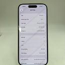iPhone 15 Pro 128GB အဖြူရောင် 98% ဘက္ထရီ 87% Apple International (LKCH ကင်မရာ၊ ခြစ်ရာများ၊ ကျောညိုရောင်) - HH8953 