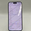 iPhone 15 Pro Max 1TB Black Titanium 98% ဘက်ထရီ 100% နိုင်ငံတကာ Apple ဗားရှင်း (မျက်နှာပြင်ခြစ်ရာများစွာ၊ 0.5x အပြစ်အနာအဆာများ၊ ဘက်ထရီအစားထိုးထားသည်) - HH9393