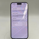 iPhone 15 Pro Max 1TB Black Titanium 98% ဘက်ထရီ 100% နိုင်ငံတကာ Apple ဗားရှင်း (မျက်နှာပြင်ခြစ်ရာများစွာ၊ 0.5x အပြစ်အနာအဆာများ၊ ဘက်ထရီအစားထိုးထားသည်) - HH9393