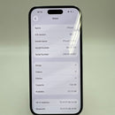 iPhone 14 Pro 128GB ခရမ်းရောင် 98% ဘက္ထရီ 100% စက်ပစ္စည်းသည် ကွန်ရက်အခကြေးငွေအားလုံးကို ပေးချေပြီး Apple International (အစားထိုး ဘက်ထရီ၊ 3x အစက်များ) ကဲ့သို့ အသုံးပြုထားသည် - HH5411 