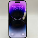iPhone 14 Pro 128GB ခရမ်းရောင် 98% ဘက္ထရီ 100% စက်ပစ္စည်းသည် ကွန်ရက်အခကြေးငွေအားလုံးကို ပေးချေပြီး Apple International (အစားထိုး ဘက်ထရီ၊ 3x အစက်များ) ကဲ့သို့ အသုံးပြုထားသည် - HH5411 