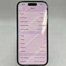 iPhone 14 Pro 128GB ငွေရောင် 98% ဘက္ထရီ 85% International SB (SB မှ SIM မရှိပါ - အစားထိုး ဘက်ထရီ - အစွန်းတွင် ခြစ်ရာများ၊ 0.5x/3x အစက်များ) - HH3747 