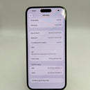 iPhone 14 Pro Max 128GB ခရမ်းရောင် 98% ဘက်ထရီ 85% Apple International (ခြစ်ရာအစွန်းများ) - HH8952 