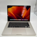 Macbook Air 2023 15 လက်မ အဖြူရောင် Apple M2/RAM 8GB/SSD 256GB 98% ဘက်ထရီ 86% BPΤΑ 