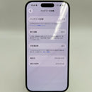 iPhone 15 Pro 128GB အနက်ရောင် 98% ဘက္ထရီ 100% International Apple (နောက်ကျောအညိုရောင်၊ ခြစ်ရာအစွန်းများ၊ DTP) - HH3204 