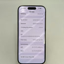 iPhone 15 Pro 128GB အဖြူရောင် 98% ဘက္ထရီ 87% Apple International (LKCH ကင်မရာ၊ ခြစ်ရာများ၊ ကျောညိုရောင်) - HH8953 