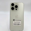 iPhone 15 Pro 128GB အဖြူရောင် 98% ဘက္ထရီ 87% Apple International (LKCH ကင်မရာ၊ ခြစ်ရာများ၊ ကျောညိုရောင်) - HH8953 