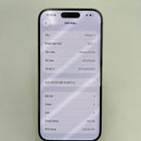 iPhone 15 Pro 128GB အဖြူရောင် 98% ဘက္ထရီ 87% Apple International (LKCH ကင်မရာ၊ ခြစ်ရာများ၊ ကျောညိုရောင်) - HH8953 
