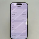 iPhone 15 Pro 256GB အနက်ရောင် 98% ဘက္ထရီ 87% နိုင်ငံတကာ AU မှ (AU sim - ခြစ်ရာဆေးအစွန်းများ၊ ကျောညိုရောင်၊ 0.5x/3x အစက်များ) - HH7140 