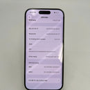 iPhone 15 Pro 256GB အနက်ရောင် 98% ဘက္ထရီ 87% နိုင်ငံတကာ AU မှ (AU sim - ခြစ်ရာဆေးအစွန်းများ၊ ကျောညိုရောင်၊ 0.5x/3x အစက်များ) - HH7140 