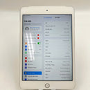 iPad Mini 4 7.9" 128GB ငွေရောင် 4G + Wifi 98% ဘက်ထရီ 100% (ဘက်ထရီ အစားထိုး) 