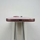 iPhone 15 Plus 128GB ပန်းရောင် 98% ဘက်ထရီ 88% International Apple - HH1590 