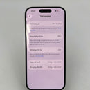 iPhone 15 Pro 256GB အနက်ရောင် 98% ဘက္ထရီ 87% နိုင်ငံတကာ AU မှ (AU sim - ခြစ်ရာဆေးအစွန်းများ၊ ကျောညိုရောင်၊ 0.5x/3x အစက်များ) - HH7140 