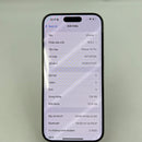 iPhone 15 Pro 128GB အဖြူရောင် 98% ဘက္ထရီ 87% Apple International (LKCH ကင်မရာ၊ ခြစ်ရာများ၊ ကျောညိုရောင်) - HH8953 