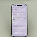 iPhone 15 Pro 128GB အဖြူရောင် 98% ဘက္ထရီ 87% Apple International (LKCH ကင်မရာ၊ ခြစ်ရာများ၊ ကျောညိုရောင်) - HH8953 