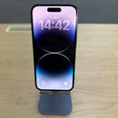 iPhone 14 Pro 128GB ခရမ်းရောင် 98% ဘက္ထရီ 100% စက်ပစ္စည်းသည် ကွန်ရက်အခကြေးငွေအားလုံးကို ပေးချေပြီး Apple International (အစားထိုး ဘက်ထရီ၊ 3x အစက်များ) ကဲ့သို့ အသုံးပြုထားသည် - HH5411 
