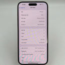 iPhone 15 Plus 128GB ပန်းရောင် 98% ဘက်ထရီ 88% International Apple - HH1590 