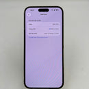 iPhone 14 Pro Max 128GB ခရမ်းရောင် 98% ဘက်ထရီ 85% Apple International (ခြစ်ရာအစွန်းများ) - HH8952 