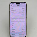 iPhone 14 Pro Max 128GB ခရမ်းရောင် 98% ဘက်ထရီ 85% Apple International (ခြစ်ရာအစွန်းများ) - HH8952 