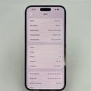 iPhone 14 Pro Max 128GB ခရမ်းရောင် 98% ဘက်ထရီ 85% Apple International (ခြစ်ရာအစွန်းများ) - HH8952 
