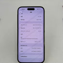 iPhone 14 Pro Max 128GB ခရမ်းရောင် 98% ဘက်ထရီ 85% Apple International (ခြစ်ရာအစွန်းများ) - HH8952 