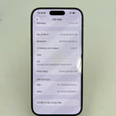 iPhone 15 Pro 128GB အဖြူရောင် 98% ဘက္ထရီ 87% Apple International (LKCH ကင်မရာ၊ ခြစ်ရာများ၊ ကျောညိုရောင်) - HH8953 