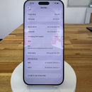 iPhone 16 Pro Max 512GB သဘာဝ 98% ဘက်ထရီ 92% နိုင်ငံတကာ Apple - HH1497 