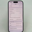 iPhone 15 Pro 128GB အဖြူရောင် 98% ဘက္ထရီ 87% Apple International (LKCH ကင်မရာ၊ ခြစ်ရာများ၊ ကျောညိုရောင်) - HH8953 