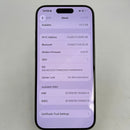iPhone 15 Pro 128GB အဖြူရောင် 98% ဘက္ထရီ 87% Apple International (LKCH ကင်မရာ၊ ခြစ်ရာများ၊ ကျောညိုရောင်) - HH8953 