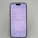 iPhone 15 Pro 128GB အဖြူရောင် 98% ဘက္ထရီ 87% Apple International (LKCH ကင်မရာ၊ ခြစ်ရာများ၊ ကျောညိုရောင်) - HH8953 