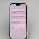 iPhone 15 Pro 128GB အနက်ရောင် 98% ဘက္ထရီ 100% International Apple (နောက်ကျောအညိုရောင်၊ ခြစ်ရာအစွန်းများ၊ DTP) - HH3204 