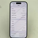 iPhone 15 Pro 128GB အနက်ရောင် 98% ဘက္ထရီ 100% International Apple (နောက်ကျောအညိုရောင်၊ ခြစ်ရာအစွန်းများ၊ DTP) - HH3204 