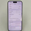 iPhone 15 Pro Max 256GB အပြာရောင် 98% ဘက္ထရီ 87% International SB မှ SB (No SB sim - 0.5x အစက်အပြောက်များ၊ မျက်နှာပြင် ခြစ်ရာ၊ နောက်ကျောခြစ်ရာ၊ အစွန်းအမှောင်များ) - HH0610 