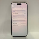 iPhone 15 Pro Max 256GB အပြာရောင် 98% ဘက္ထရီ 87% International SB မှ SB (No SB sim - 0.5x အစက်အပြောက်များ၊ မျက်နှာပြင် ခြစ်ရာ၊ နောက်ကျောခြစ်ရာ၊ အစွန်းအမှောင်များ) - HH0610 