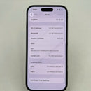 iPhone 14 Pro 128GB ခရမ်းရောင် 98% ဘက္ထရီ 100% စက်ပစ္စည်းသည် ကွန်ရက်အခကြေးငွေအားလုံးကို ပေးချေပြီး Apple International (အစားထိုး ဘက်ထရီ၊ 3x အစက်များ) ကဲ့သို့ အသုံးပြုထားသည် - HH5411 