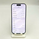 iPhone 15 Pro 128GB အနက်ရောင် 98% ဘက္ထရီ 100% International Apple (နောက်ကျောအညိုရောင်၊ ခြစ်ရာအစွန်းများ၊ DTP) - HH3204 