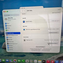 Macbook Air 2022 13.6လက်မ မီးခိုးရောင် M2/ RAM 8GB/ SSD 256GB ဘက်ထရီ 94% BPTA 115 ကြိမ် အားသွင်း 