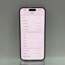 iPhone 15 Plus 128GB ပန်းရောင် 98% ဘက်ထရီ 88% International Apple - HH1590 